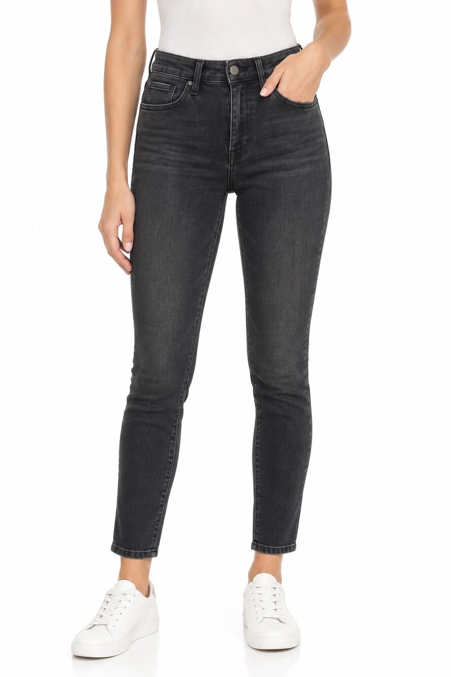 Anine Bing Beck High Rise Skinny Jeans Iron Gray Women's Size 24